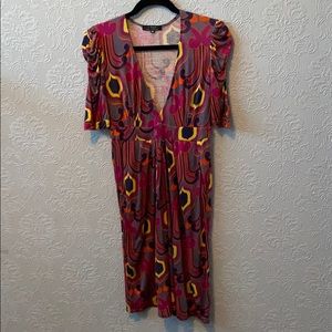 T-bags bright print dress